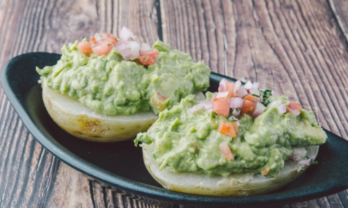 Papa con Guacamole