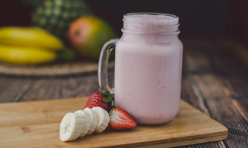 Banana y Fresa