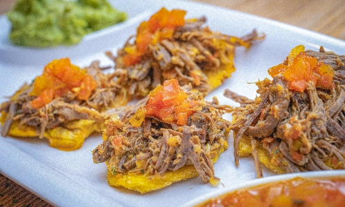 Tostones Carne Desmechada