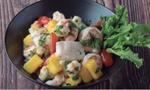 Ceviche de Pescado y Camaron (NEW)