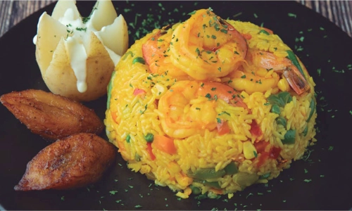 Arroz con Camarones