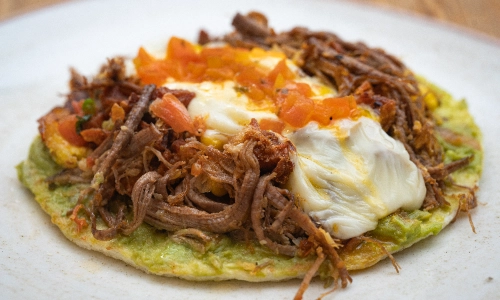 Arepa Desmechada