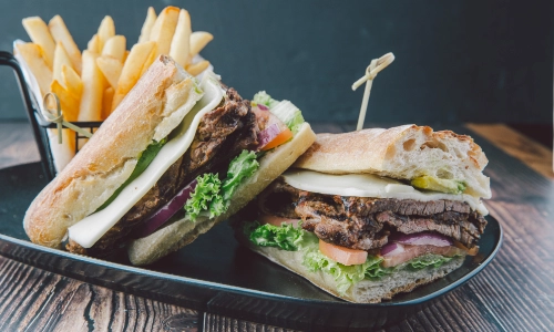 Sandwich De Carne Y Queso