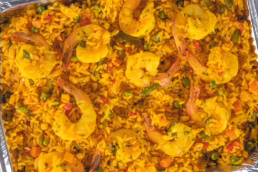 ARROZ CON CAMARONES CATERING