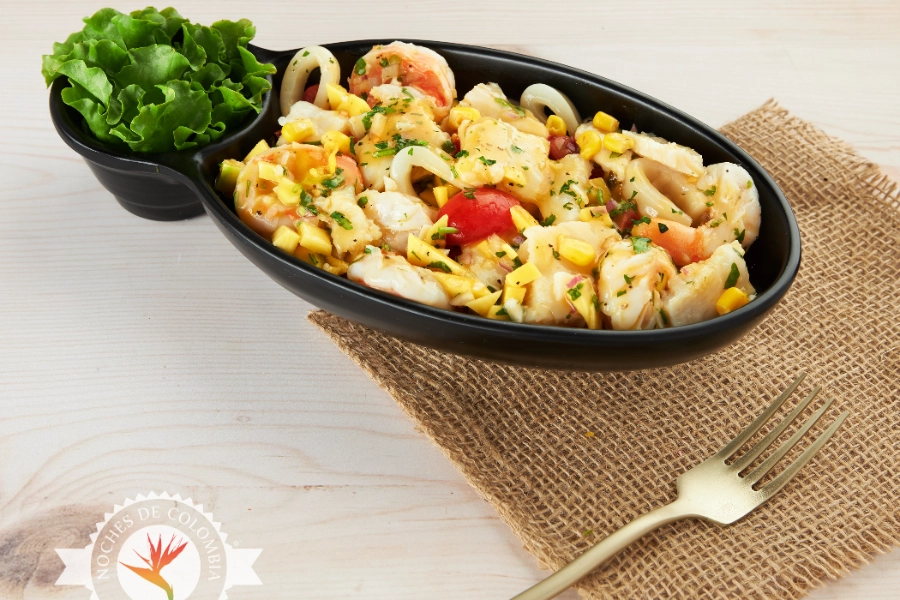 Ceviche de Pescado y Camaron (NEW)