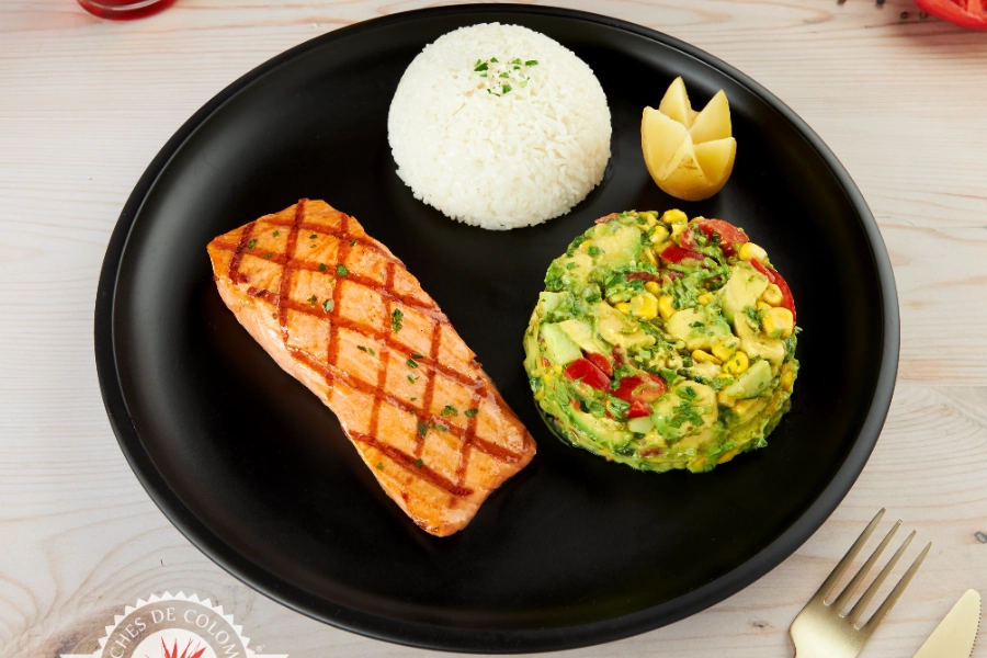 Salmón a la plancha